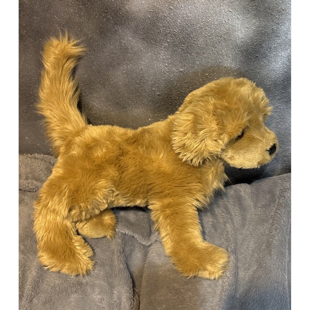 22 Inch FAO Schwarz 2017 Golden Retriever Plush Puppy Dog Realistic Stuffed Soft